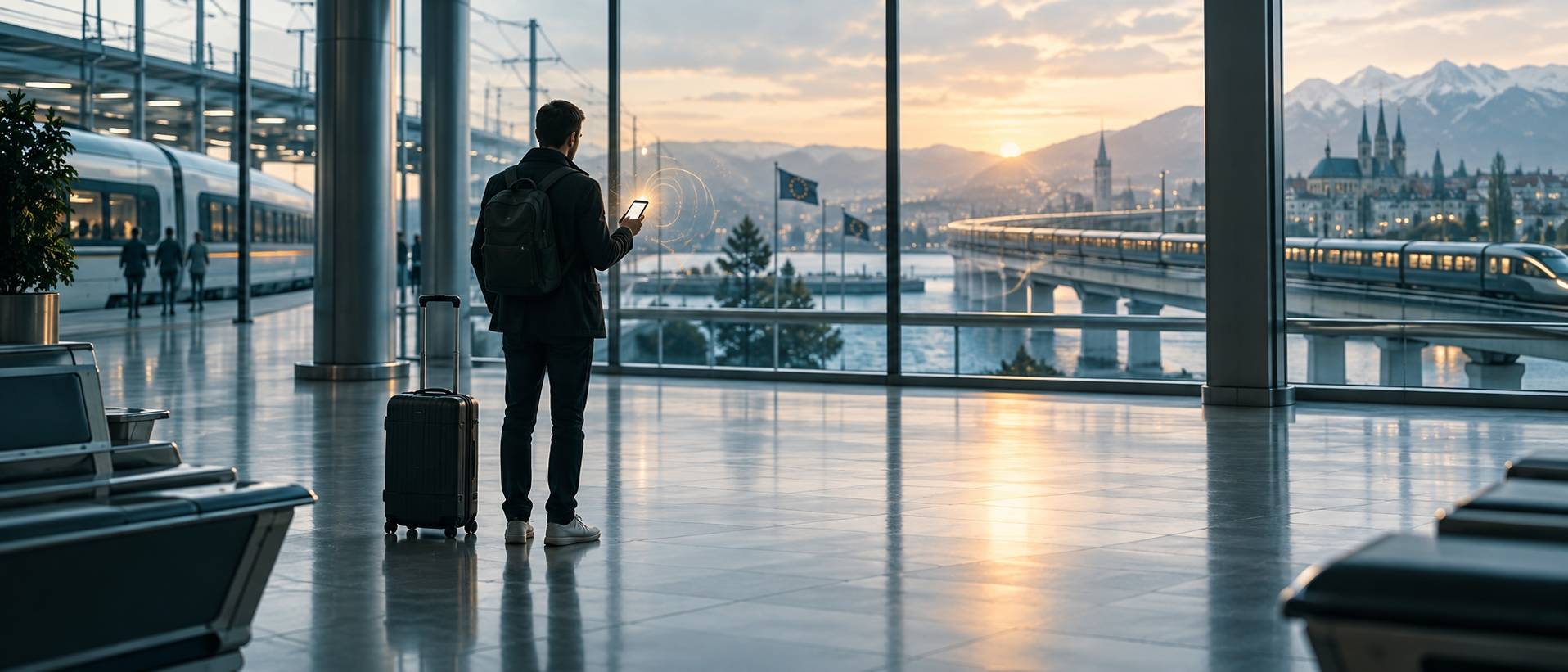 Illustration éditoriale du sujet : Roaming dati: costi, regole UE e come evitare sorprese
